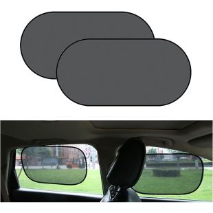 مظلة نافذة جانبية للسيارة 2 حبة 45 × 31 × 0.5 سم