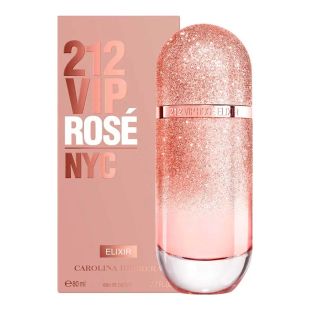 عطر 212 VIP Rosé Elixir للسيدات 80 مل EDP من Carolina Herrera