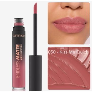 أحمر شفاه Endless Matte سائل لون 050 Kiss Me Quick من Catrice