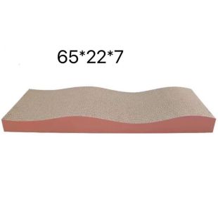 لوحة خدش من الورق المموج للقطط 65 × 22 × 7 سم