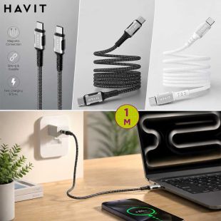 Type-C TO Type-C Magnetic Cable 1M by Havit