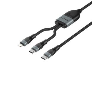 Type-C To Type-C + Lightning Cable 100W by Havit