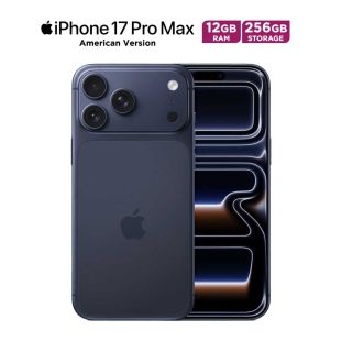 Apple iPhone 17 Pro Max 12GB RAM 256GB Mobile Phone 5G - Blue ( American Version ) (New Product / Open Box)