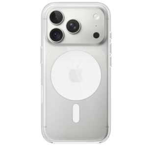 غطاء حماية هاتف أيفون 18 برو شفاف مع ماجسيف من Apple
