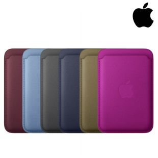 محفظة آيفون FineWoven بخاصية ماجسيف من Apple