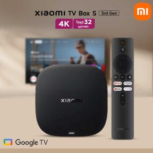 جهاز Mi TV Box S 4K UHD الجيل الثالث Google TV من Xiaomi