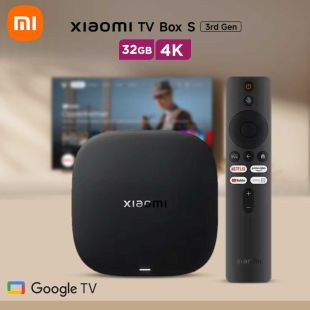 Mi TV Box S 4K UHD 3rd Gen Google TV by Xiaomi