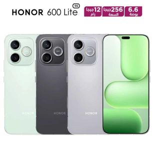 هاتف Honor 600 Lite شاشة 6.6 بوصة 12 جيجابايت رام تخزين 256 جيجابايت 5G من Honor