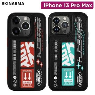 غطاء حماية Leatherette مع ستاند قابل للتمديد لهاتف iPhone 13 Pro Max من Skinarma