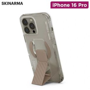 غطاء حماية يدعم الشحن المغناطيسي مع ستاند لهاتف iPhone 16 Pro من Skinarma