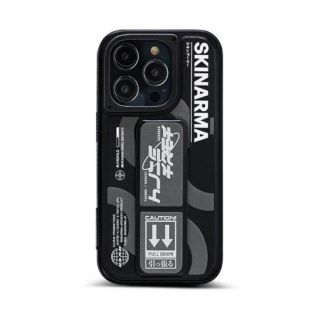 غطاء حماية Leatherette مع ستاند قابل للتمديد لهاتف iPhone 13 Pro Max من Skinarma