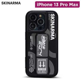 غطاء حماية Leatherette مع ستاند قابل للتمديد لهاتف iPhone 13 Pro Max من Skinarma