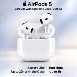Apple AirPods 5 Earbuds with USB-C Charging Case