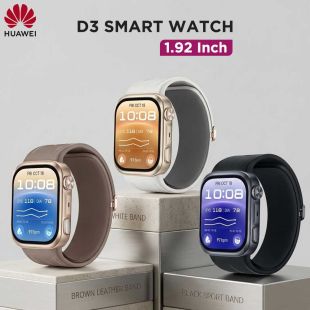 D3 Smart Watch for Blood Pressure Monitoring with 1.92-inch AMOLED Display by HUAWEI