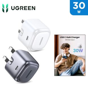 Nexode 30W USB-C PD GaN Fast Charger UK by UGreen