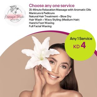 Choose any Beauty Services at Narcise Touch Beauty Salon