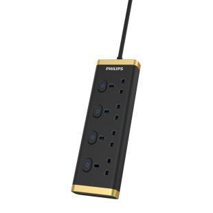 وصلة اشتراك كهربائي 4 مخارج طول 3 متر بقوة 13 أمبير من Philips