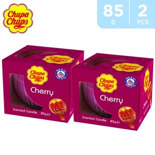 Chupa Chups Cherry Scented Candle 85 G x 2