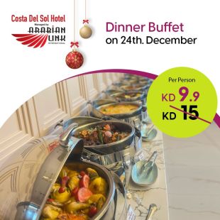 Celebrate with a Dinner Buffet Dec 24 at Costa del Sol – Arabian Link