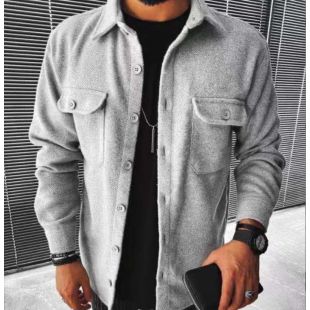 Classic Plaid Shirt With Pocket and Long Sleeves For Men