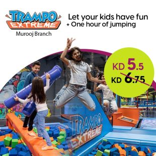 Enjoy Joy & Fun for 1 Hour at Trampo Extreme  - Murooj Branch