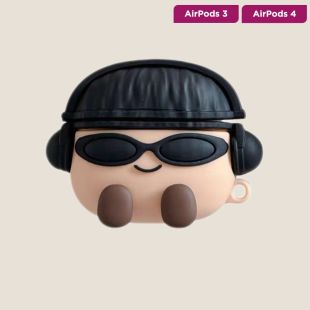 غطاء حماية بتصميم Sunglasses لسماعات AirPods