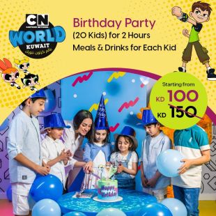 Celebrate 20 Kids Birthday with 2 Hours of Fun Meals and Drinks at Cartoon Network World Center