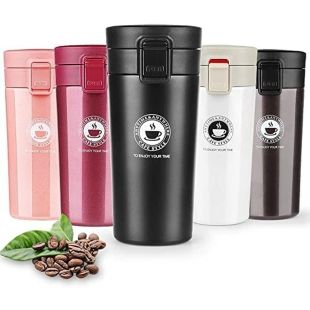 Double Wall Flask Coffee Mug-Assorted Color