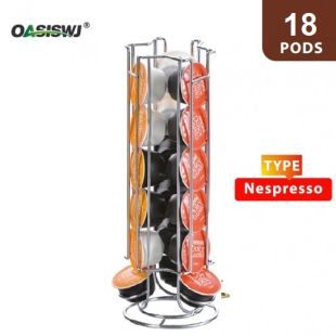 Coffee Capsule Stand For Nespresso 18Pcs Coffee Capsules by OASISWJ