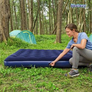 Double Inflatable Camping Mattress 203 x 183 x 22 cm by Bestway 