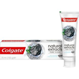 Colgate Natural Extracts Pure Clean With Activated Charcoal And Mint Toothpaste 75 ml