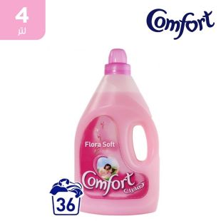كومفورت – منعم الأقمشة (وردي) 4 لتر