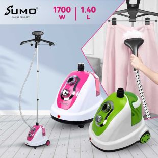 Sumo Vertical Garment Steamer with Wheels 1700W