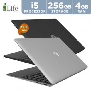 لابتوب ZED AIR CX5 شاشة 15.6 بوصة FHD IPS، معالج Intel Core i5، ذاكرة 4 جيجابايت، تخزين 256 جيجابايت من I-Life