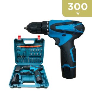 Cordless 300W Electric Drill Tool Kit with Case