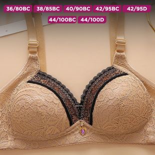 Comfortable Uplifted Lace Bra for Women