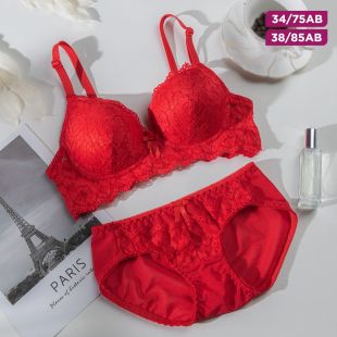 Lace Bra and Panty Set for Girls