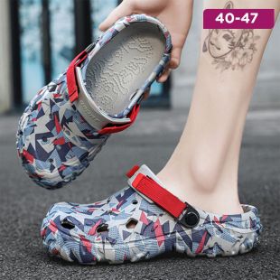 Lightweight Breathable Closed-Toe Slippers for Men