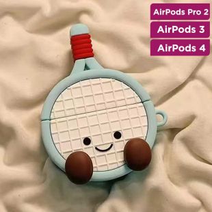 غطاء حماية بتصميم Tennis Racket لسماعات AirPods