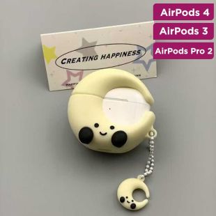 غطاء حماية بتصميم Half Crescent لسماعات AirPods