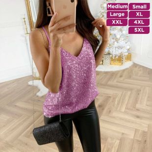 V-Neck Lace Camisole Top for Women