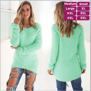 Elegant Long-Sleeve Sweater Top for Women