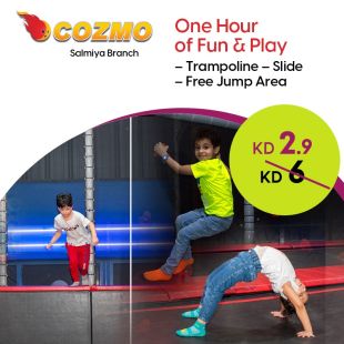 Enjoy 1-Hour of Joy & Fun at Cozmo - Salmiya Branch