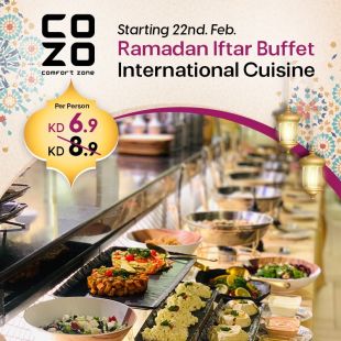 Delicious Iftar Buffet at Cozo Comfort Zone