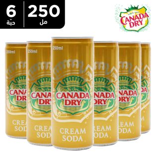 كندا دراي كريم صودا 6 × 250 مل