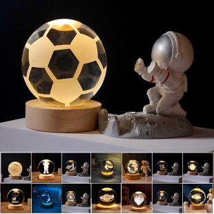 Crystal LED Ball Lamp with RGB Light