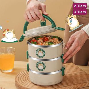 Cute Fun Insulated Lunch Box 304 Stainless Steel