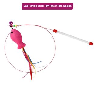 لعبة صنارة القطط تصميم سمكة