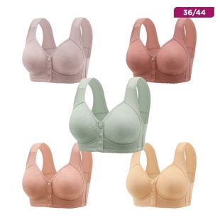Slim Fit Front Closure Wire-Free Bra For Women