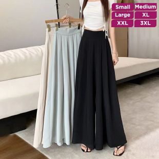 Stylish High-Waisted Wide Leg Trousers For Women